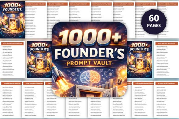 1000 Founder’s Prompt Vault: A Structured Approach to AI-Powered Startup Strategy
