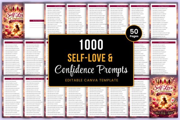 1000 Self-Love Confidence Prompts
