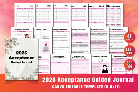 2026 Acceptance Guided Journal: Embrace Your Journey