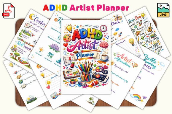 ADHD Artist Planner: Gentle Creative Support