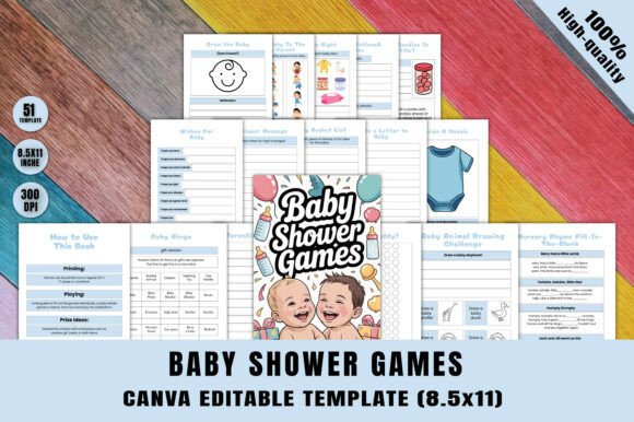 Baby Shower Games: Complete Guide to Effortless Planning with Customizable Templates