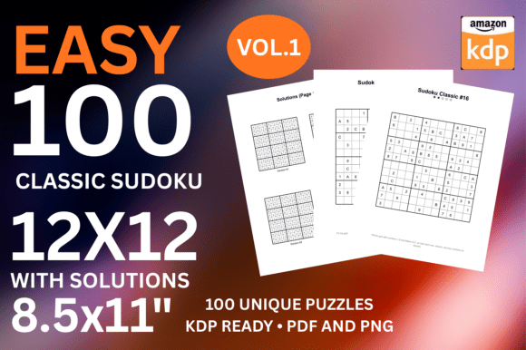 Easy 12x12 Sudoku Vol 1 KDP Interior: What to Know Before You Buy