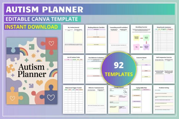 Editable Autism Planner KDP Interior: A Customizable Tool for Self-Understanding and Daily Support