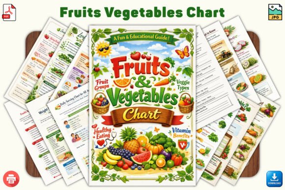 Fruits Vegetables Chart: A Complete Visual Guide to Nutrition Education