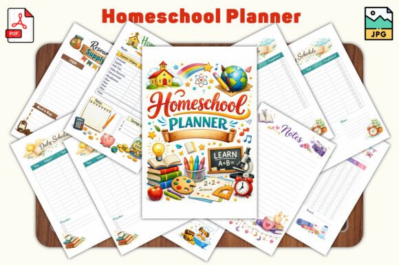 Homeschool Planner: A Print-Ready Design System