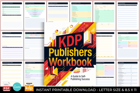 KDP Publishers Workbook: Your Operational Dashboard for Self-Publishing Success