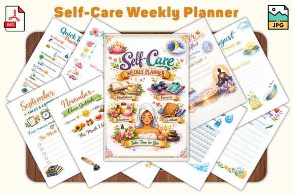 Self-Care Weekly Planner: A Guide to Balance