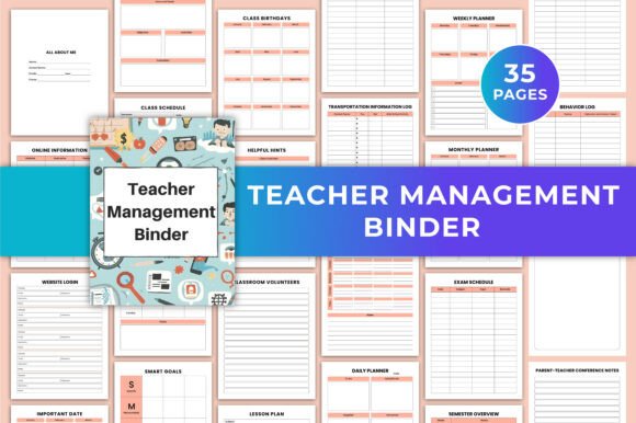Teacher Management Binder Canva KDP: Build a Classroom Organization System That Works for You