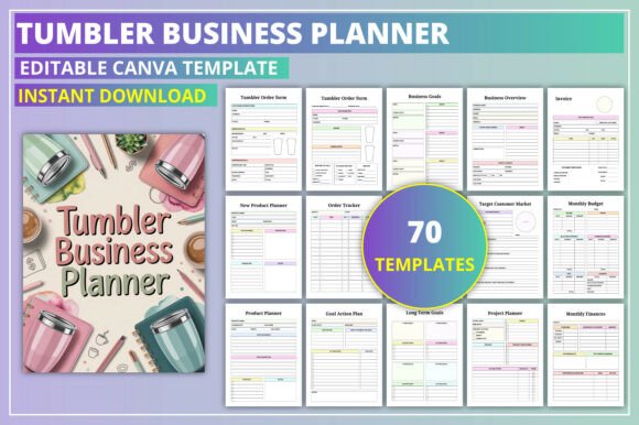 Tumbler Business Planner KDP Interior: A Complete System for Scaling Your Craft Business